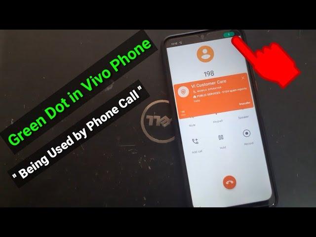 Green Dot on Call Time in Vivo Phone || Being Used by Phone Call Notification in Vivo Phone