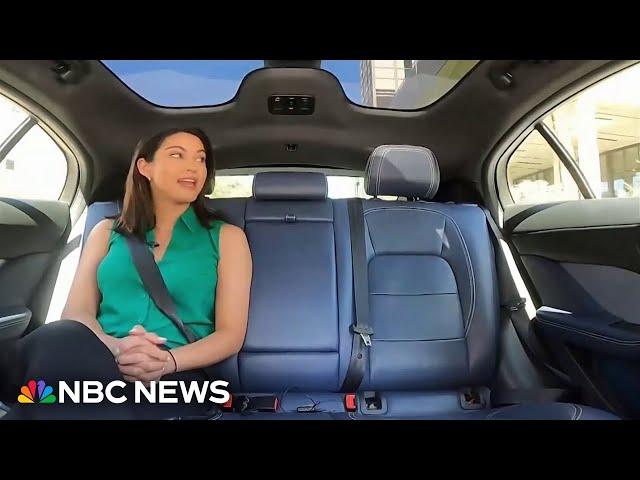 NBC News reporter test rides driverless taxi in Arizona