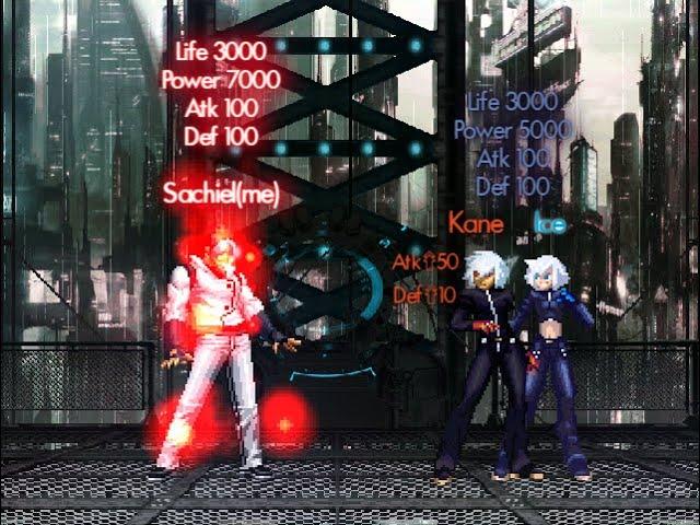 [Kof Mugen]Sachiel(me)vs Kane & Ice