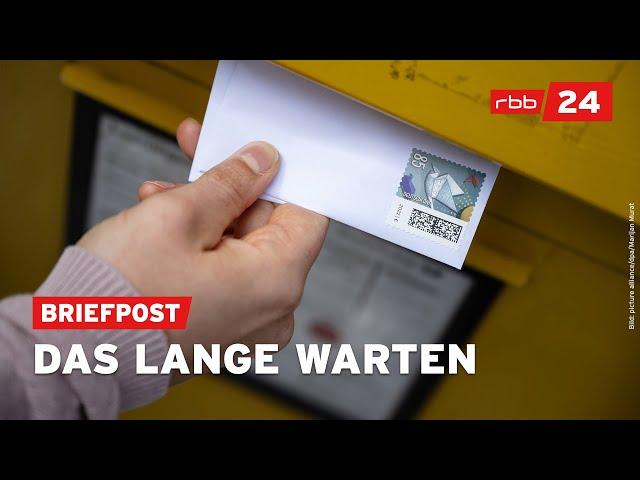 Braucht der Brief bald länger? Das plant die Deutsche Post