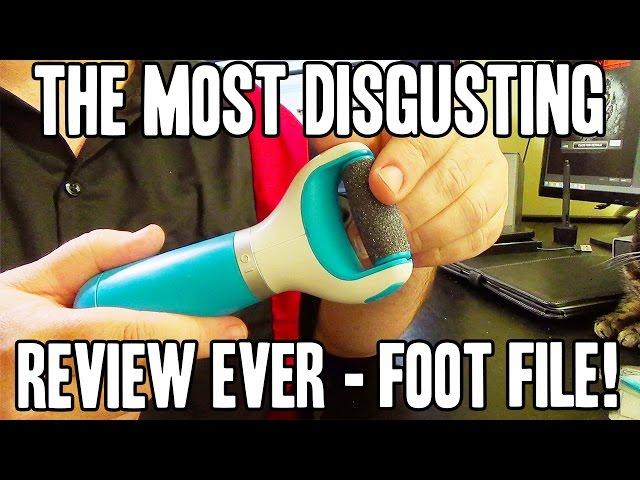 DISGUSTING REVIEW: Scholl Velvet Smooth Electric Foot File!
