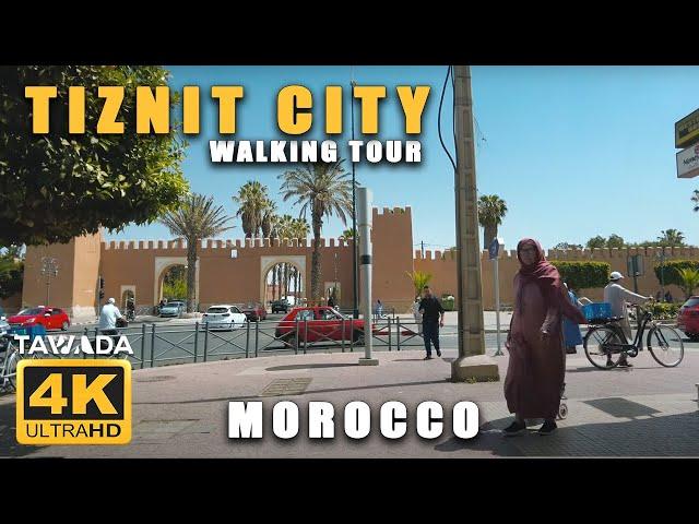 Tiznit city - downtown and Souks 4K UHD walking tour    Morocco