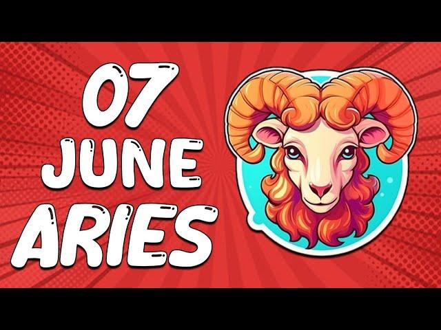 STAY ALERT! BREAKING NEWS THAT WILL AMAZE   ARIES  June 7, 2024  HOROSCOPE FOR TODAY