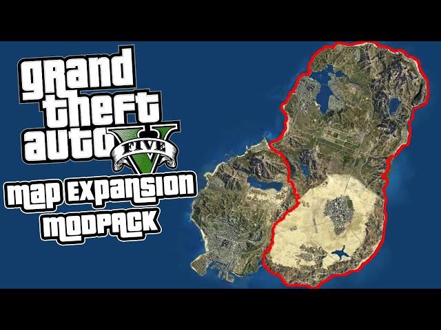 GTA 5 mega map expansion - I turned GTA 5 into GTA 6 with mods! #gta5 #gta6 #gtamods #gtaonline