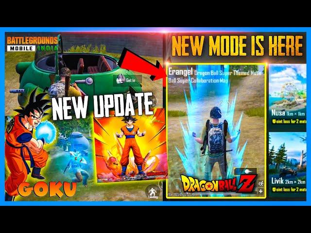 NEW MODE IS HERE - DRAGON BALL Z MODE FIRST LOOK. RELEASE DATE FOR BGMI ? 2.7 UPDATE ( PUBG MOBILE )