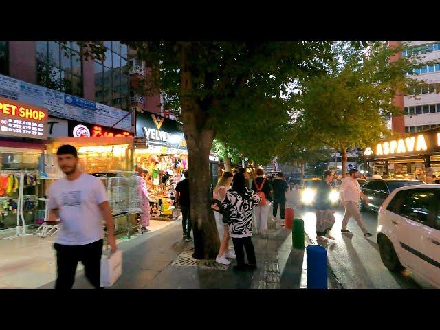 Ankara [4k60fps], Akşam Kızılay Yürüyüş Turu - Kizilay Walking Tour  in the Evening