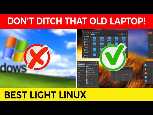 Best Linux for an Old Laptop ⌨️