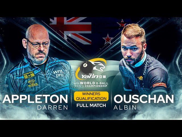 APPLETON vs OUSCHAN ▸ 2024 Yalin WPA Men's World 8-Ball Championship