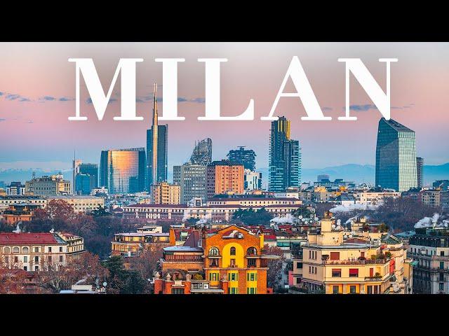 FLYING OVER MILAN, ITALY (4K UHD) 1 Hour Ambient Drone Film + Music for beautiful relaxation.