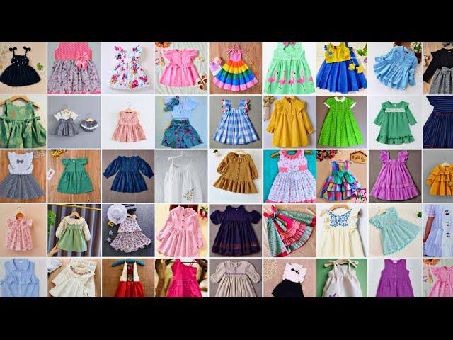 Top 70 Cotton Frocks Designs For Baby Girl || Latest Summer Wear Dresses Designs For Baby Girl