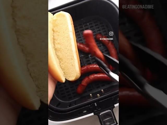 Air Fryer HOT DOGS - The BEST Way to Make Them!