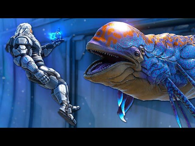 I Tried Taming a SPACE DOLPHIN! And It DIDNT GO WELL! | ARK GENESIS Part 2 #12