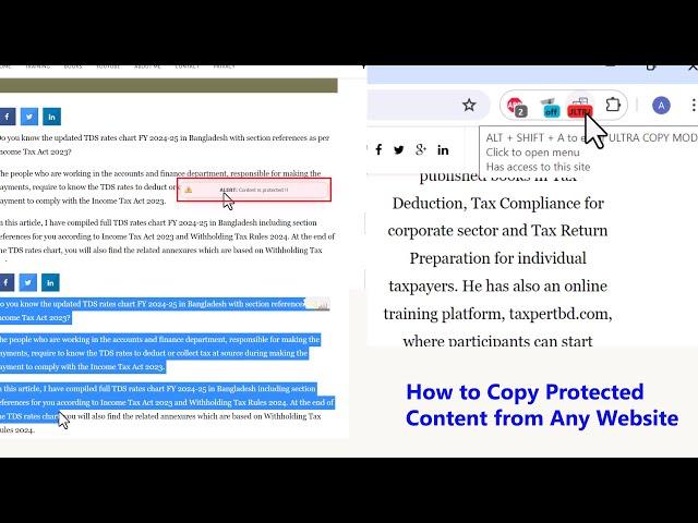 How to Copy Protected Content from Any Website