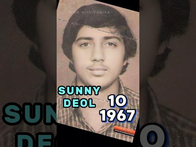 SUNNY DEOL Age Transformation (1957-2025) | Sunny Deol life journey #sunnydeol #border2 #gadar2