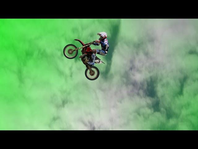 Motocross Transition Effect Green Screen