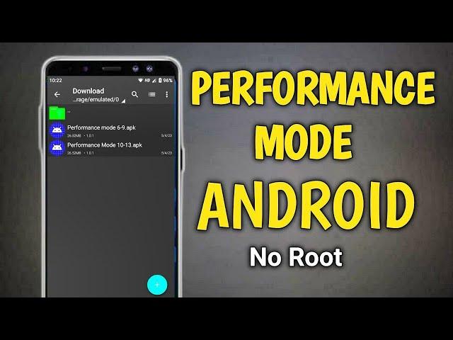 Enable Performance Mode | Game & Android - No Root