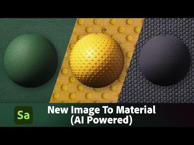 Create PBR Materials From a Single Image in Substance 3D Sampler | Adobe Substance 3D