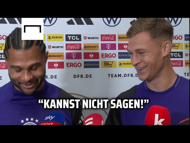 "Sind alle dem Fritzle-Club beigetreten!"  Kimmich und Gnabry witzeln über den VfB