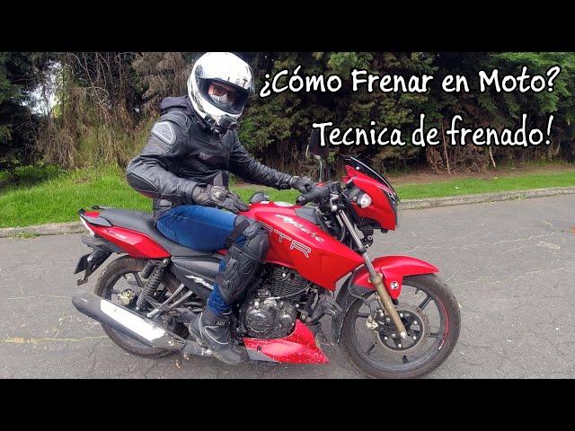 Cómo Frenar en Moto | Técnica de frenado | Te salvara tu vida!