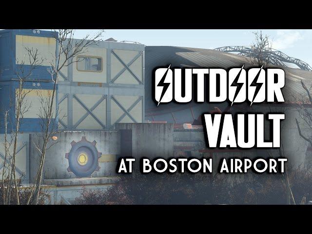 Let's Build an Outdoor Vault at Boston Airport - Fallout 4