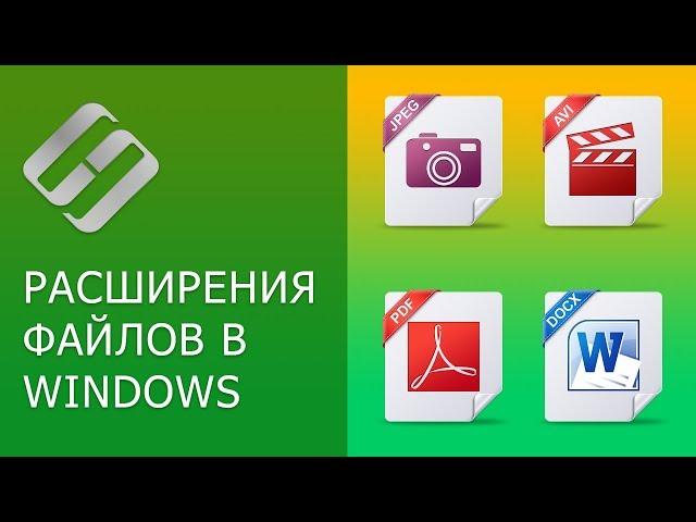 Как показать, изменить расширения файлов если они не отображаются в Windows 10, 8 или 7 ️  