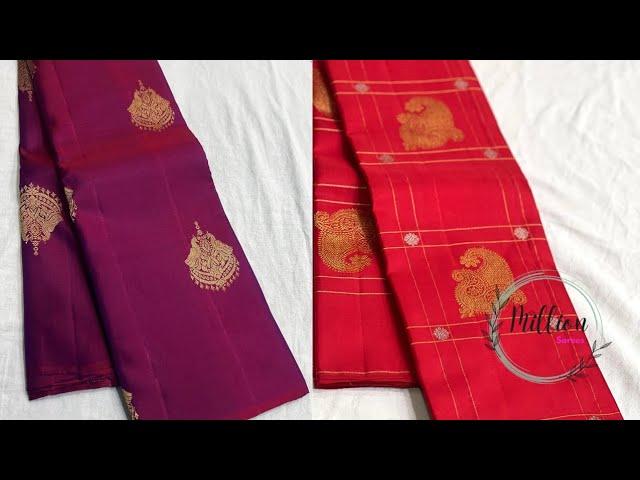 Unique Look Pure kanjeevaram Silk Sarees |@millionsarees |#milliondesigns |whatsapp 6305863923