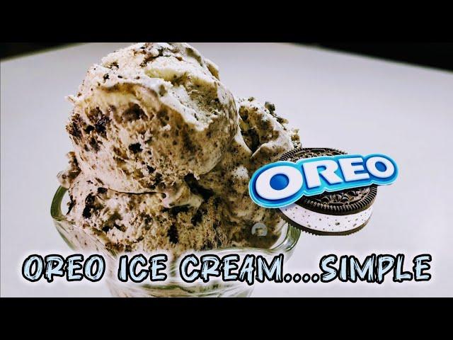 Oreo ice cream made the easiest way