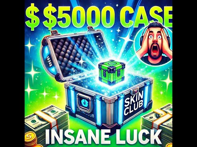 Opening the Most Expensive Case on SkinClub! You Won't Believe the Drop! 