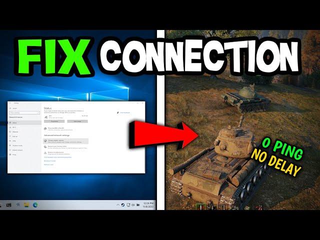 How To Fix Network Issues & Ping in World of Tanks