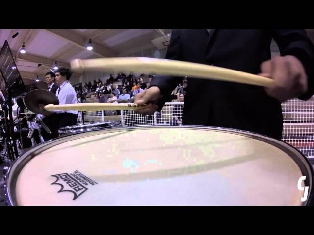 SNARE CAM - Florentiner March Italian Grand March | High School Honor Band | 2015 POHB