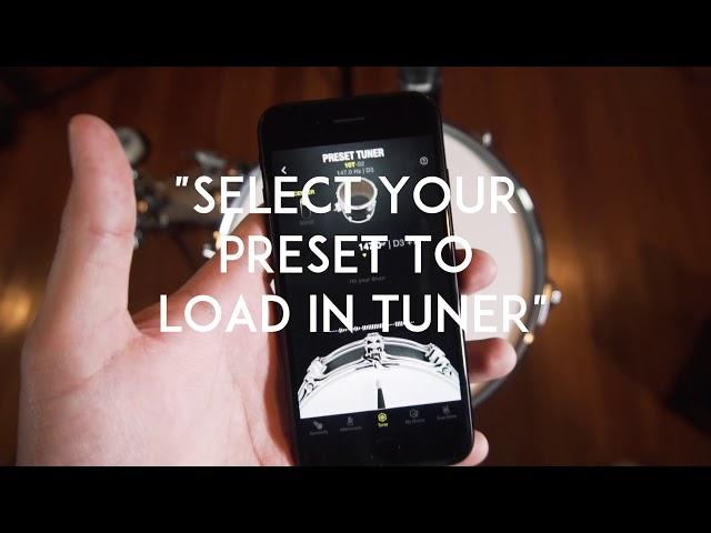 Drumtune PRO   Preset Tuner mode for tuning your drums (iOS)