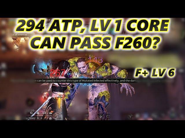Lifeafter DH F260 With 294 Atp, F+ Lv 6, And Lv 1 Core Can Pass? Death High Season 17