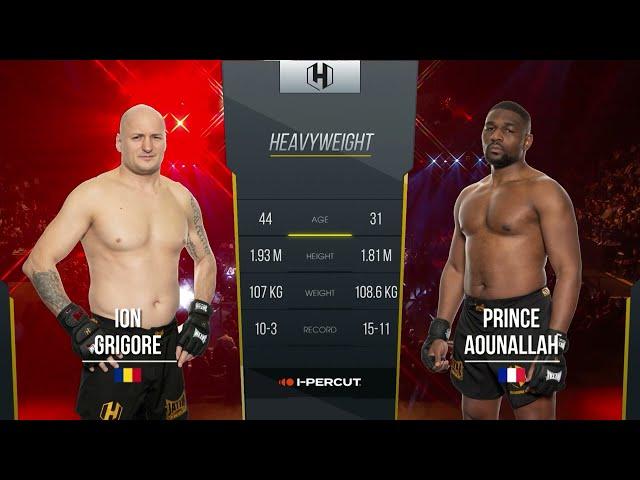 HEAVYWEIGHT MATCH (FULL FIGHT) | PRINCE AOUNALLAH vs ION GRIGORE | HX MMA#7