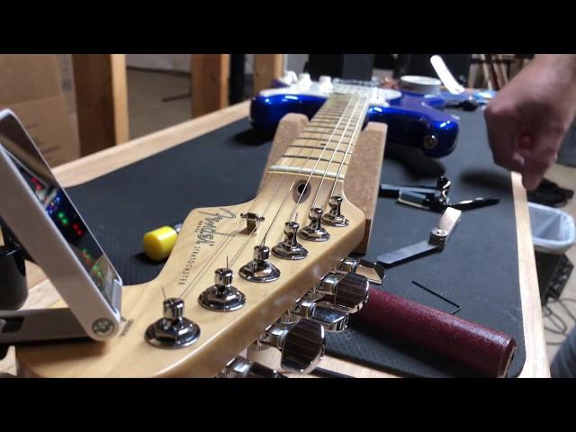 Graph Tech Tusq XL Install - Fender Stratocaster nut replacement