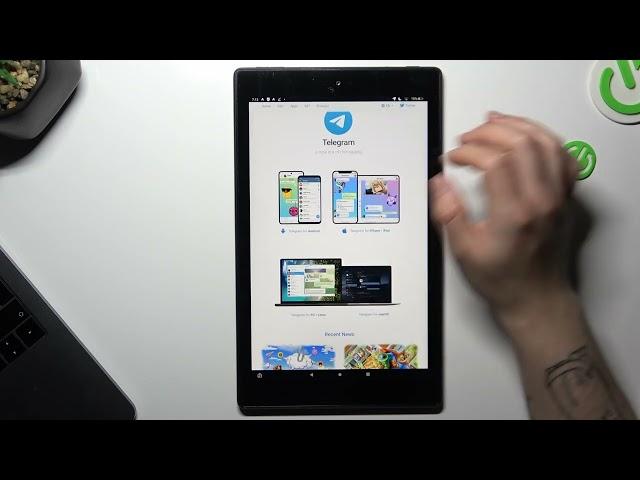 How to Download & Install Telegram App on Amazon Tablet? Let's Setup Telegram Messenger! No Google!