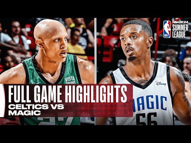 CELTICS vs MAGIC | NBA SUMMER LEAGUE | FULL GAME HIGHLIGHTS