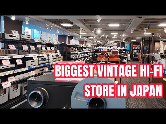 I Visited the Biggest Vintage and Used Hifi Store in Japan