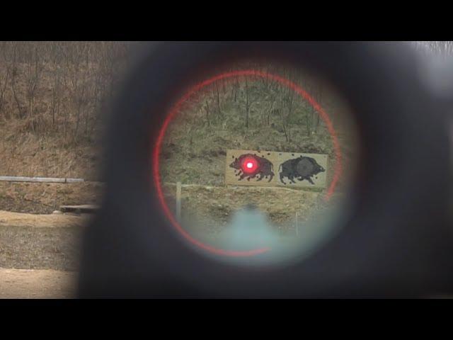 Looking thru Aimpoint s1 6MOA 100m and 50m