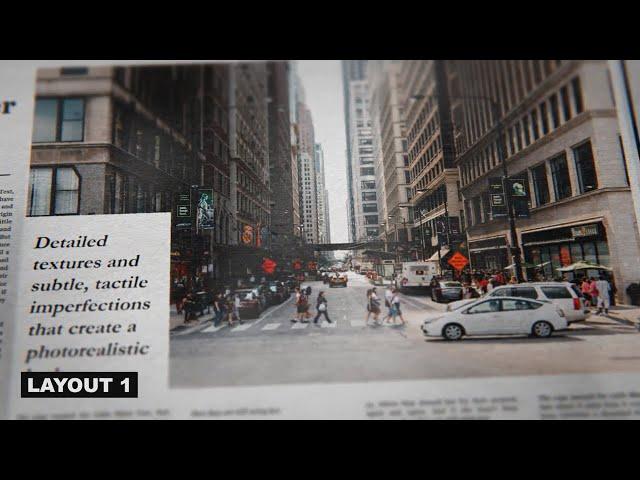 Newspaper Animation Video - After Effects Template