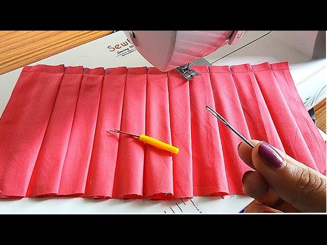  5 Very Easy Ways To Make Perfect Pleats For Beginners | Pleating Tips And Tricks