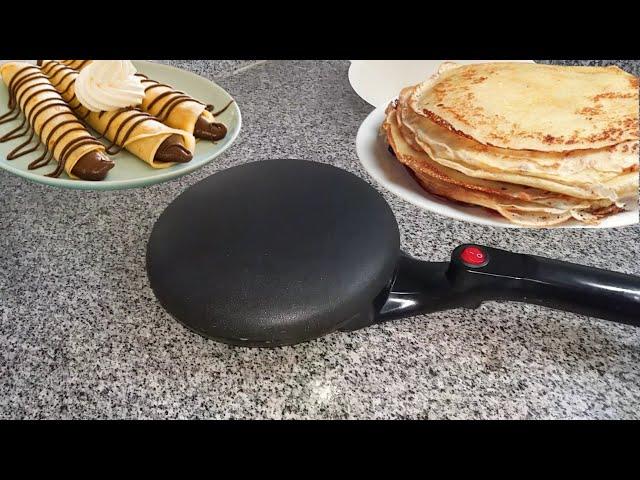 Making crepe bread with the machine