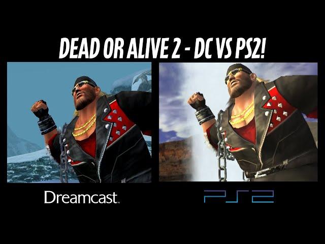 Dreamcast VS Playstation 2 - DEAD OR ALIVE 2 - Lets compare!