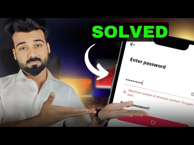 Maximum Number of Attempts reached error Solved | Tech One by Ali