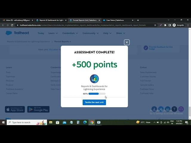 Format Reports | Trailhead Challange | Manoj Tech Solution