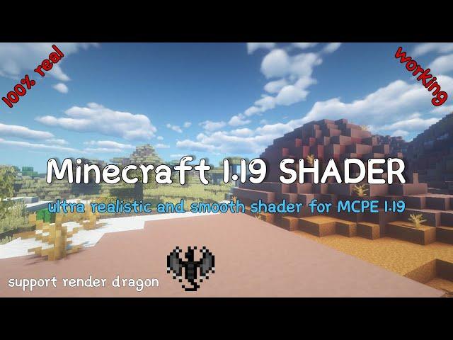 Minecraft 1.19 Shader For MCPE 1.19 | Support Render Dragon| MCPE 1.19 Shader  #happymoodgaming