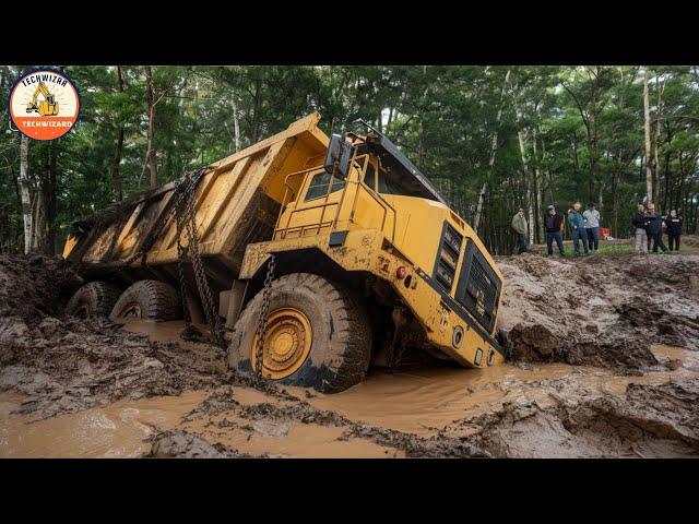 Risky Logging Truck Adventures, Dangerous Terrain and Dramatic Rescues #63