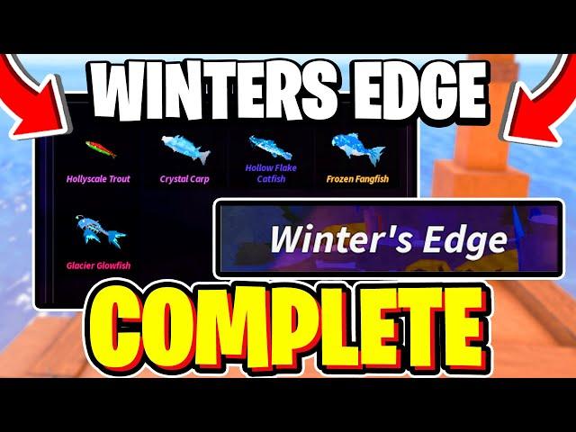 How To COMPLETE WINTERS EDGE UPDATE In Fisch! Fisch New Update! (Fisch Winters Edge Update) Roblox