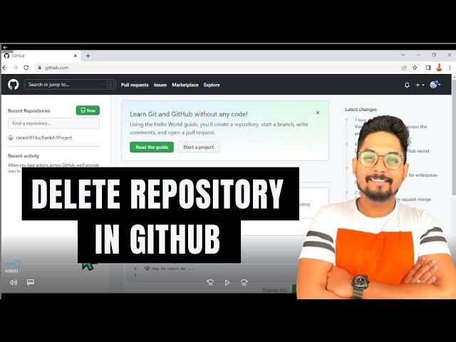 How to Delete a Repository in GitHub Latest
