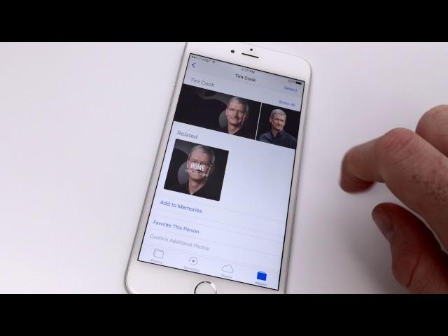 How to Use the People Feature in Photos in iOS 10