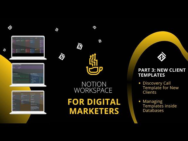 Notion Workspace for Digital Marketing & SEO | Part 3: The Client Discovery Call Free Template
